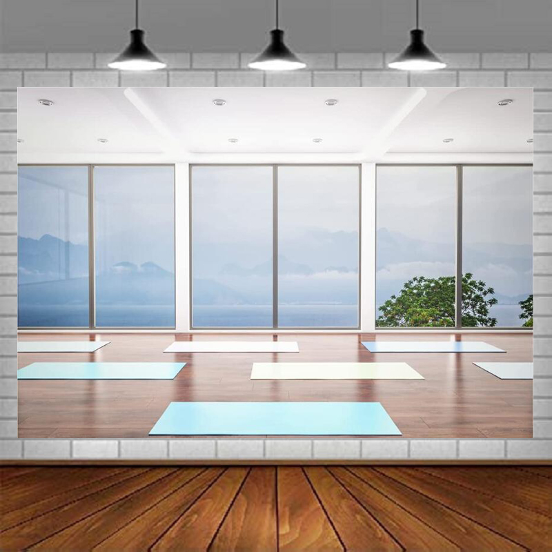 Yoga Fitness Photos - Fitness Yoga Photography Backdrop Gym Decoration