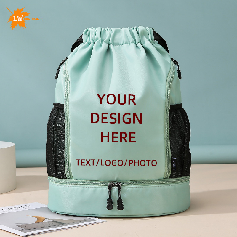 Yoga Fitness Photos - Customized Basketball Backpack Logo Waterproof Swimming