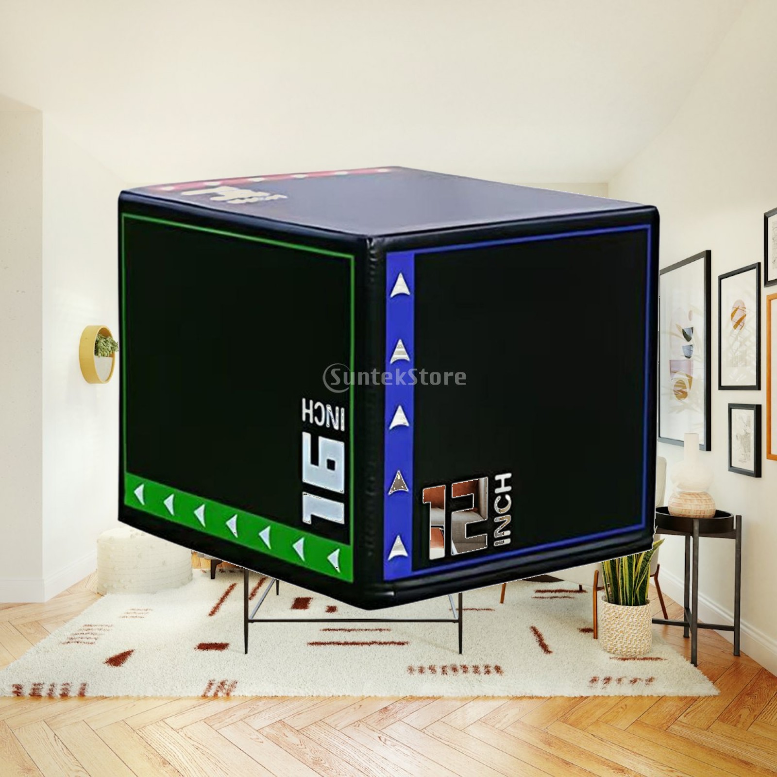 Plyo Jump Box - Foam Plyometric Jump Box Non-Slip Plyo