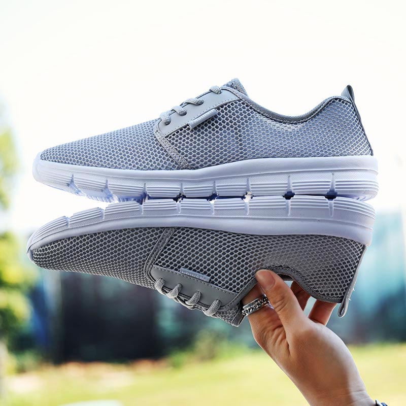 Yoga Fitness Name Ideas - Big Size Summer Breathe Mens Sneakers