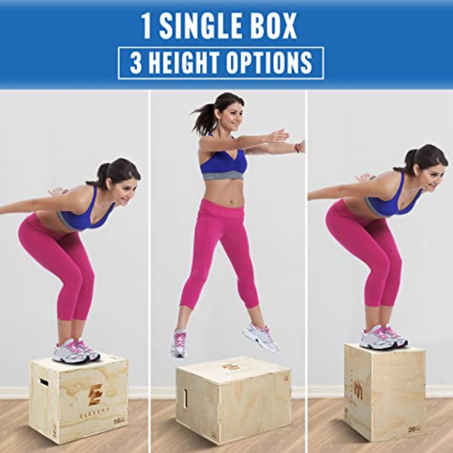 3 in 1 Wooden Plyo Box for Jum - Plyo Jump Box review and price