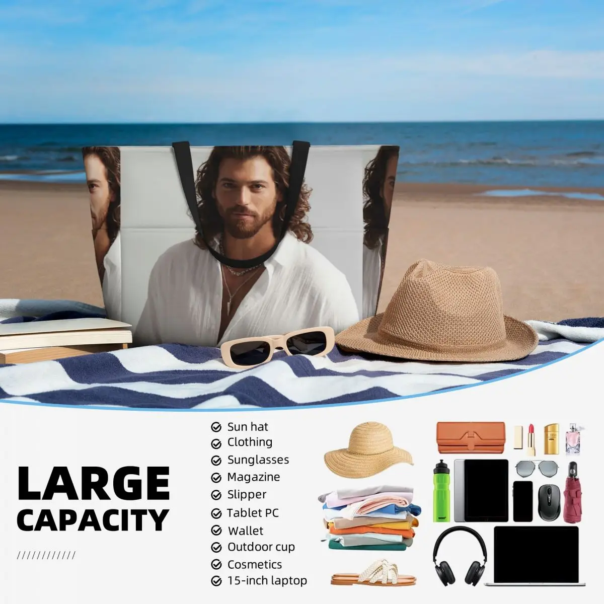 Actor Can Yaman Photo Beach To - Yoga Fitness Photos review and price