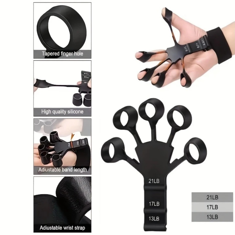 5 Finger Silicone Hand Grip Tr - Grip Strengthener Hand review and price