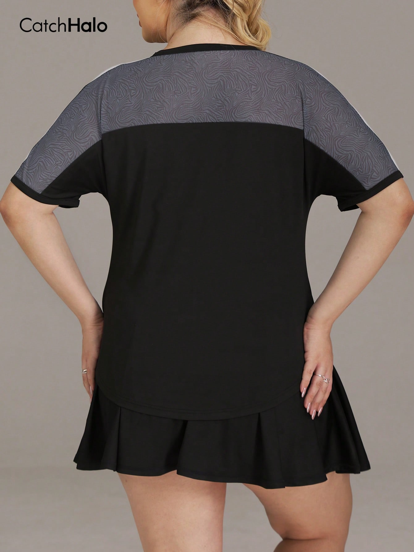 Plus Size Women T-Shirt Short  - Yoga Blocks review and price