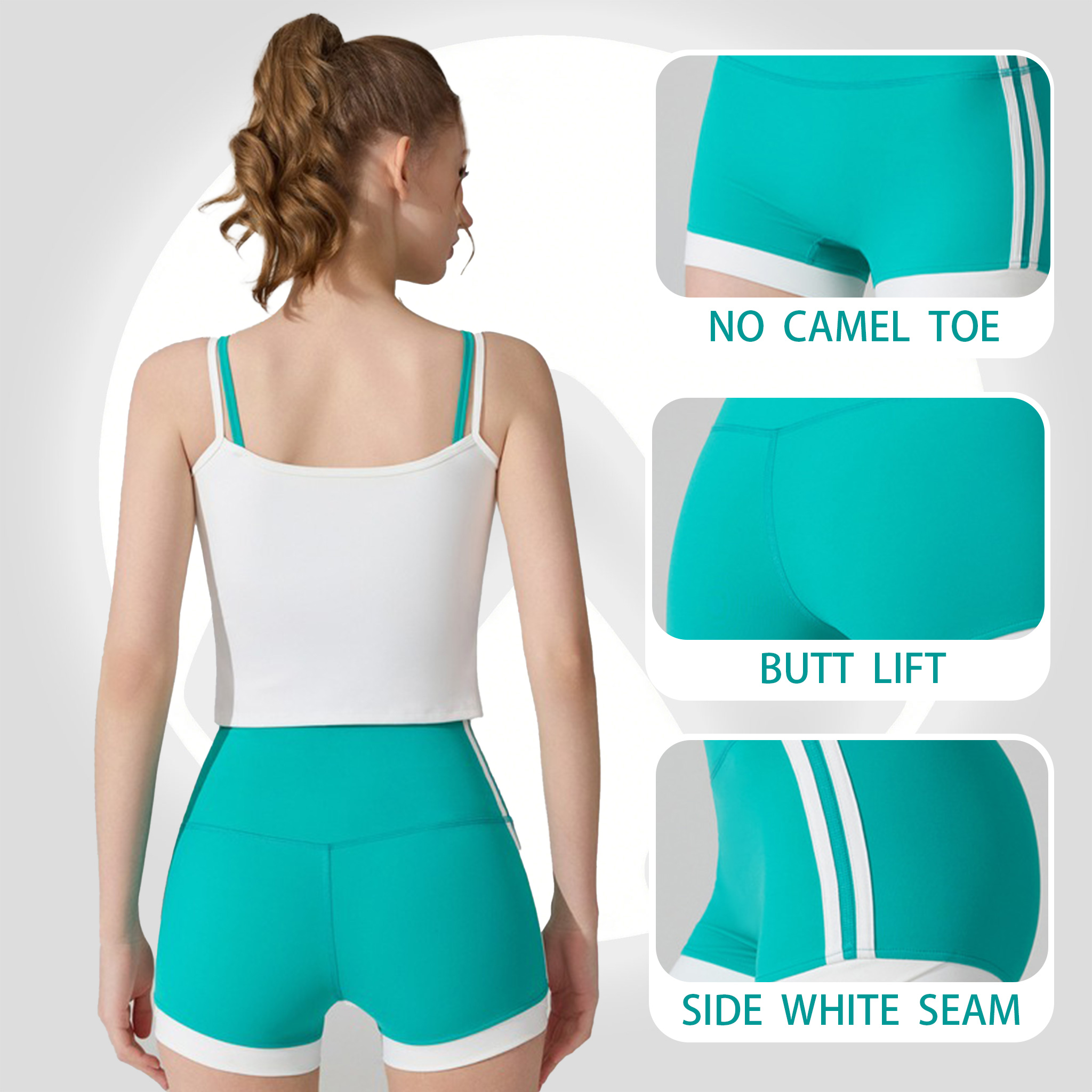 High Waist Peach Lifting Thigh - Yoga Blocks review and price