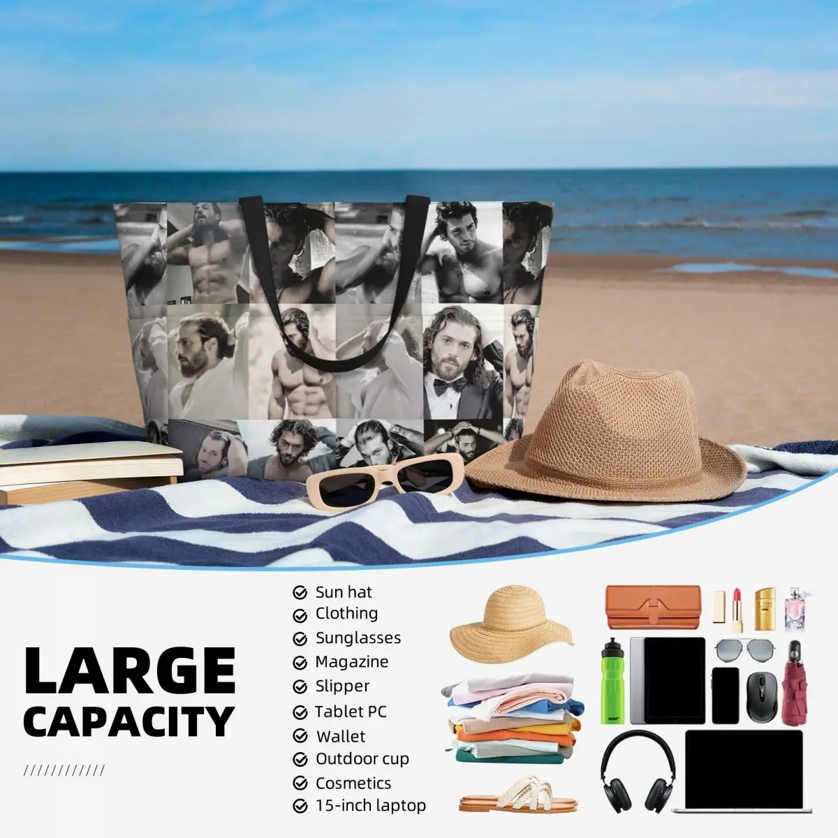Actor Can Yaman Photo Beach To - Yoga Fitness Photos review and price