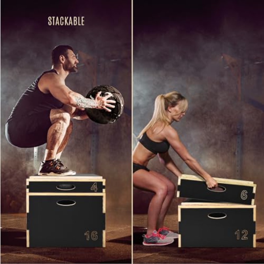 3 in 1 Wooden Plyo Box for Jum - Plyo Jump Box review and price