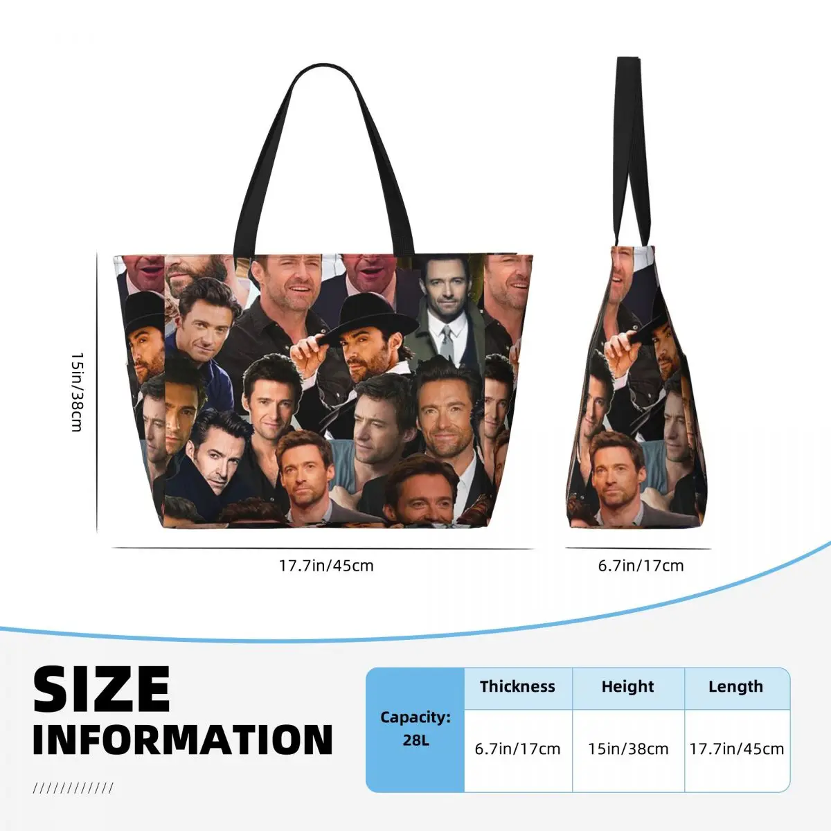 Hugh Jackman Photo Collage Bea - Yoga Fitness Photos review and price