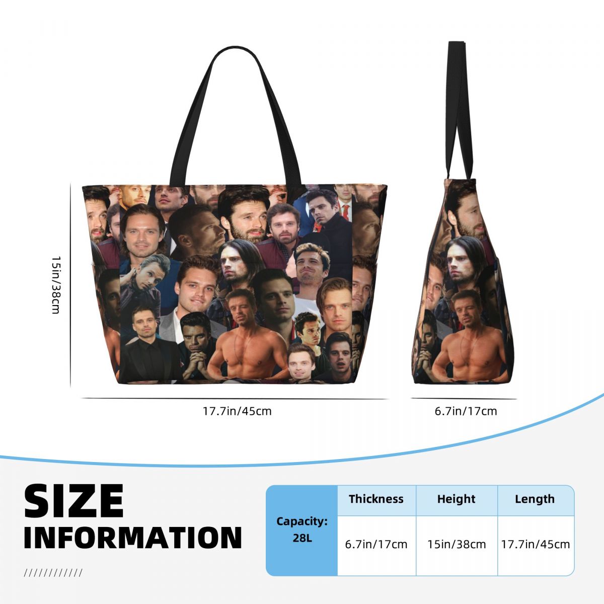 Sebastian Stan Photo Collage B - Yoga Fitness Photos review and price