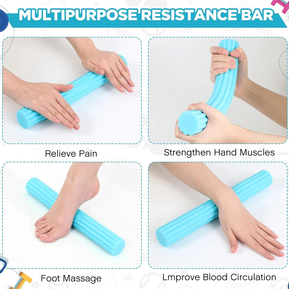 1Pcs Flex Therapy Bar Strength - Grip Strengthener Hand review and price